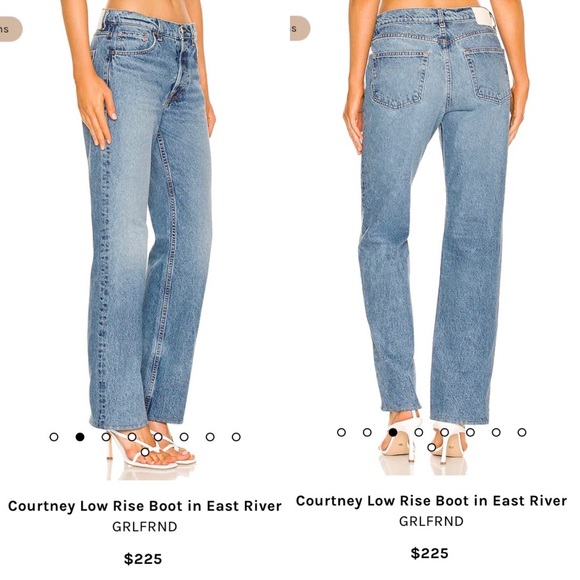 *Sold* GRLFRND Courtney Low Rise Boot in East River NWT size 29 - Picture 5 of 16